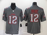 Nike Buccaneers 12 Tom Brady Gray Camo Vapor Untouchable Limited Jersey,baseball caps,new era cap wholesale,wholesale hats